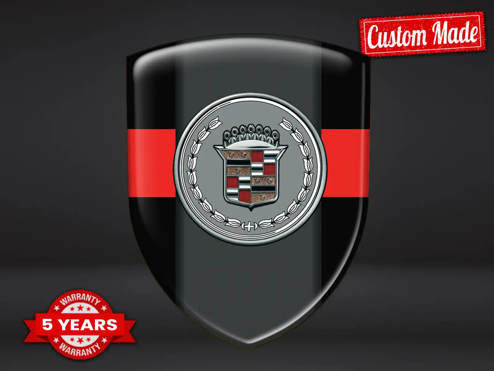 Cadillac Harz Badge Premium Edition Edle Dome Abzeichen